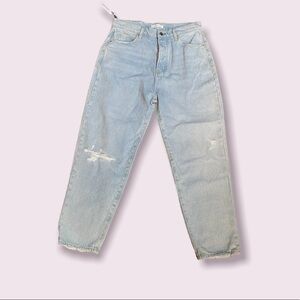 Betro SIMONE premium denim mom’s jeans high waisted distressed Sz 32 NWT
